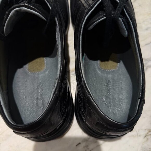 Clarks Touareg Mens US 11.5 M Black Leather Oxford Shoes 70851 main image 7